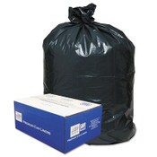 Classic Linear Low-Density Can Liners, 45 gal, 0.63 mil, 40" x 46", Black, 25 Bags/Roll, 10 Rolls/Carton Item: WBI404616B