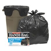 Handi-Bag® Super Value Pack Can Liners, 30 gal, 0.65 mil, 30" x 33", Black, 60/Box Item: WBIHAB6FT60