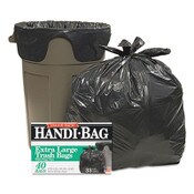 Handi-Bag® Super Value Pack Can Liners, 33 gal, 0.65 mil, 32.5" x 40", Black, 40/Box Item: WBIHAB6FTL40