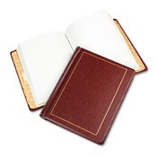 Wilson Jones® Looseleaf Corporation Minute Book, 1 Subject, Unruled, Red/Gold Cover, 11 x 8.5, 250 Sheets Item: WLJ039611