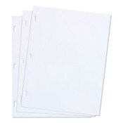 Wilson Jones® Ledger Sheets for Corporation and Minute Book, 11 x 8.5, White, Loose Sheet, 100/Box Item: WLJ90310