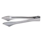 WNA Reflections Heavyweight Plastic Utensils, Serving Tongs, Silver Item: WNARFTNG9