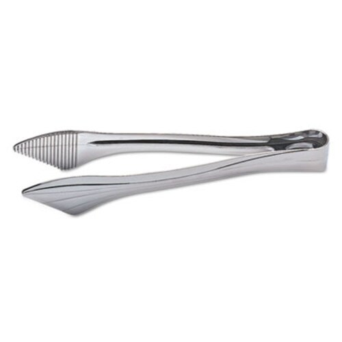 WNA Reflections Heavyweight Plastic Utensils, Serving Tongs, Silver Item: WNARFTNG9