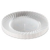 WNA Classicware Plastic Plates, 9" dia, Clear, 12/Pack, 15 Packs/Carton Item: WNARSCW91512
