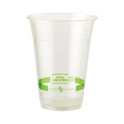World Centric® PLA Clear Cold Cups, 20 oz, Clear, 1,000/Carton Item: WORCPCS20