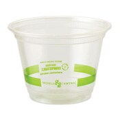 World Centric® PLA Clear Cold Cups, 9 oz, Clear, 1,000/Carton Item: WORCPCS9Q