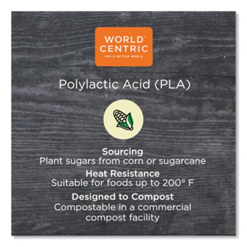 World Centric® PLA Clear Cold Cups, 9 oz, Clear, 1,000/Carton Item: WORCPCS9Q