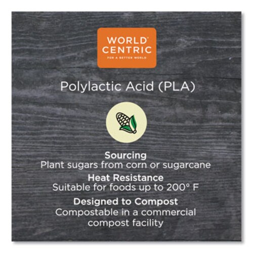World Centric® PLA Clear Cold Cup Lids, Dome Lid, Fits 2 oz Portion Cup and 9 oz to 24 oz Cups, 1,000/Carton Item: WORCPLCS12SH