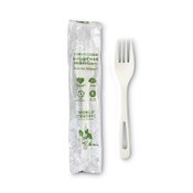 World Centric® TPLA Compostable Cutlery, Fork, 6.3", White, 750/Carton Item: WORFOPSI