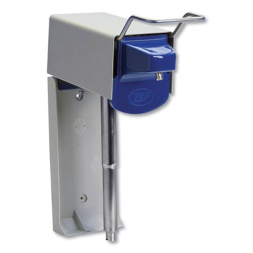 Zep Professional® Heavy Duty Hand Care Wall Mount System, 1 gal, 5 x 4 x 14, Silver/Blue Item: ZPE600101